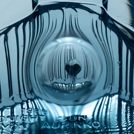 Iittala｜glass paperweight｜Midnight sun｜S｜1