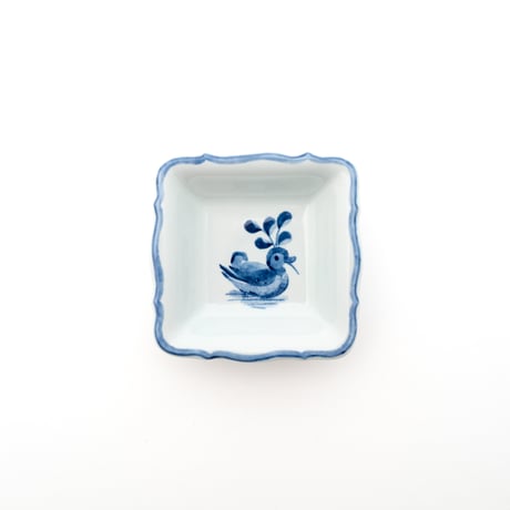Royal Copenhagen｜Tranquebar｜plate 7.8cm｜bird｜B