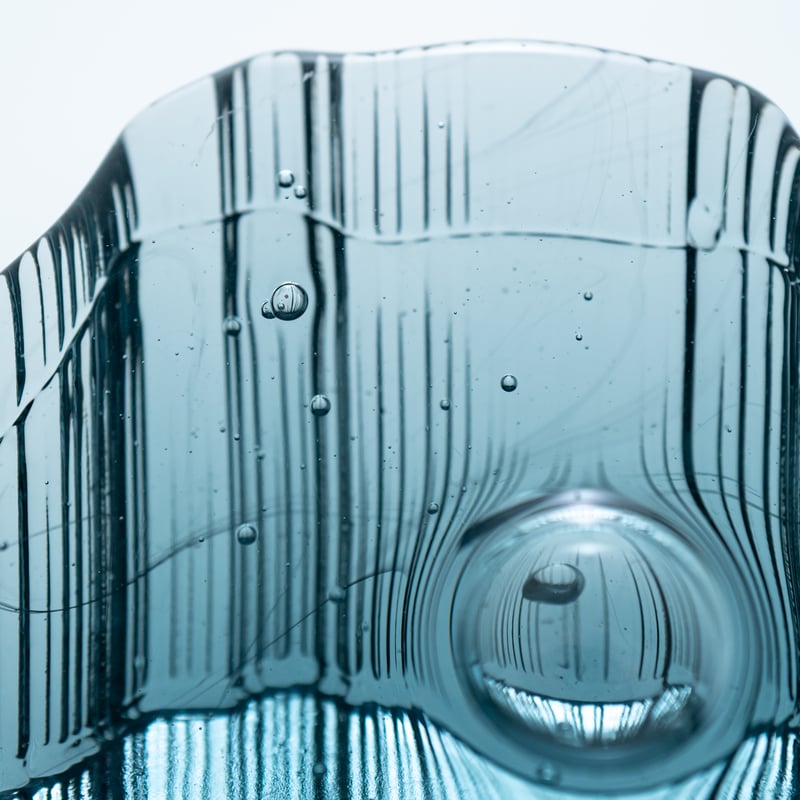 Iittala｜glass paperweight｜Midnight sun｜M｜1 | lu