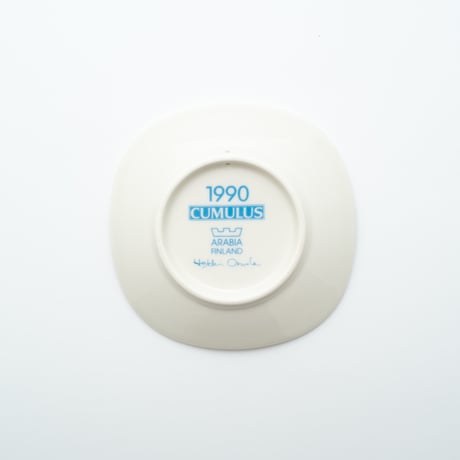 Arabia｜Cumulus｜wall plate｜1990｜pot