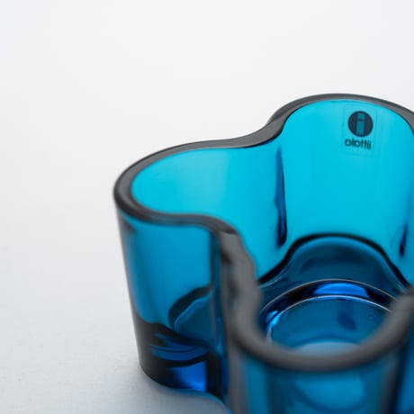 Iittala｜Aalto Collection｜candle holder H55mm｜turquoise