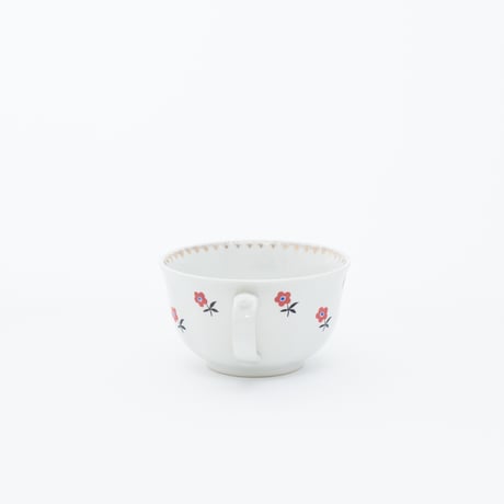 Arabia｜AS model｜cup φ10.6cm｜red flowers