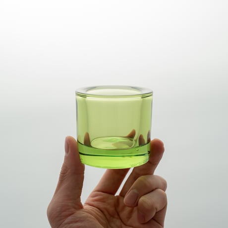 Iittala｜Kivi｜candle holder｜lime