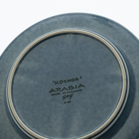 Arabia｜Blue Kosmos｜plate φ20cm