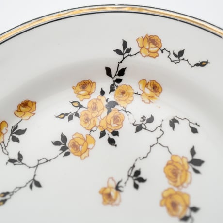 Old Arabia｜plate φ16cm｜yellow rose