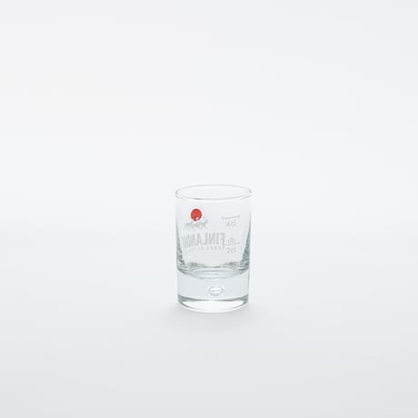 Finlandia｜shot glass φ4.5cm｜clear