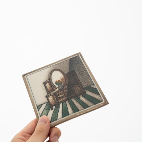 Arabia｜Helja｜wall plate｜mirror brown