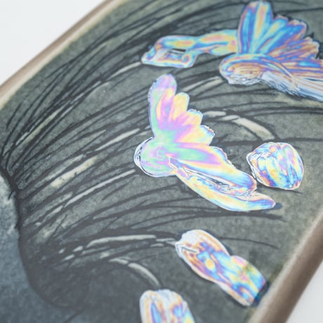 Arabia｜Helja｜wall plate｜blue flower