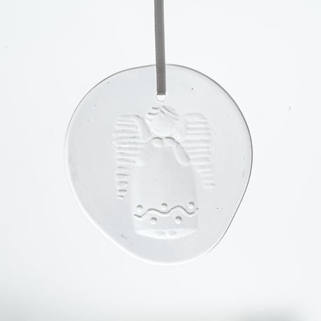 Nuutajarvi｜glass ornament｜angel｜2