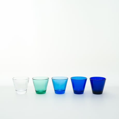 Nuutajarvi｜Kartio｜shot glass φ6.2cm｜turquoise blue