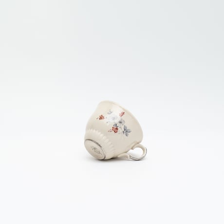 Old Arabia｜cup φ8.3cm｜flowers｜silver