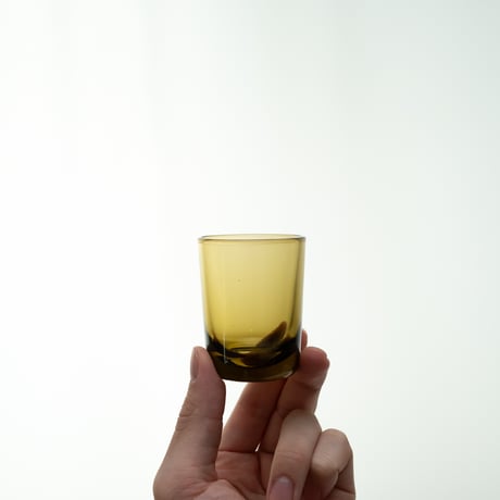 Nuutajarvi｜1153｜shot glass φ5.0cm｜yellow
