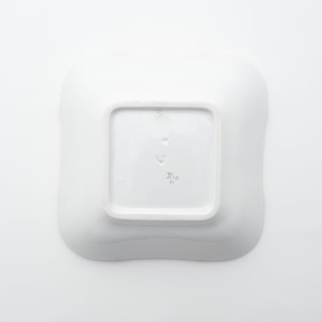 Arabia｜Pekka｜square plate 16.5cm｜gold
