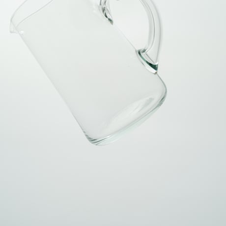 Riihimaki｜1267｜glass pitcher H14cm