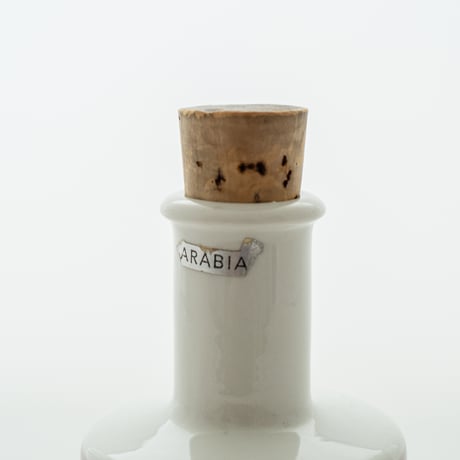 Arabia｜bottle H13.7cm｜pink stripe