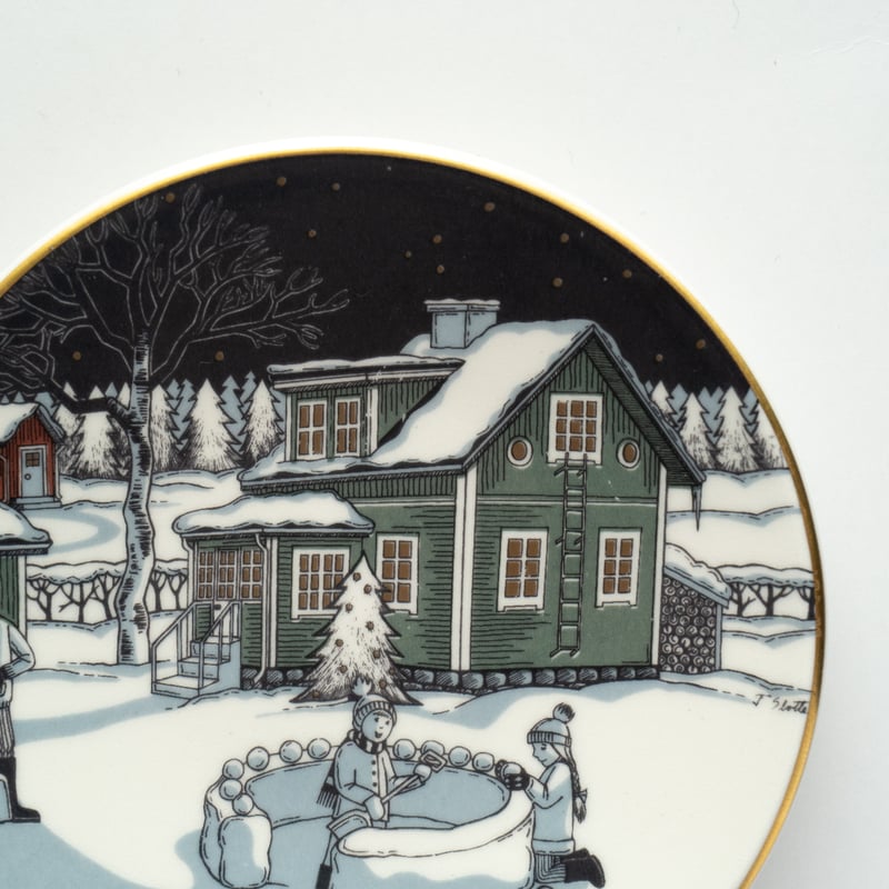 Arabia｜Christmas plate｜Tove｜1997 | lumikka shop