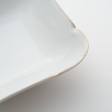 Arabia｜Pekka｜square plate 16.5cm｜gold