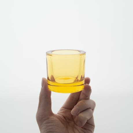 Iittala｜Kivi｜candle holder｜yellow