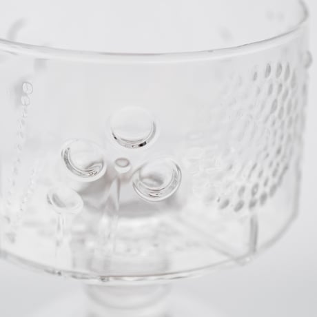 Nuutajarvi｜Flora｜bowl φ8cm｜clear