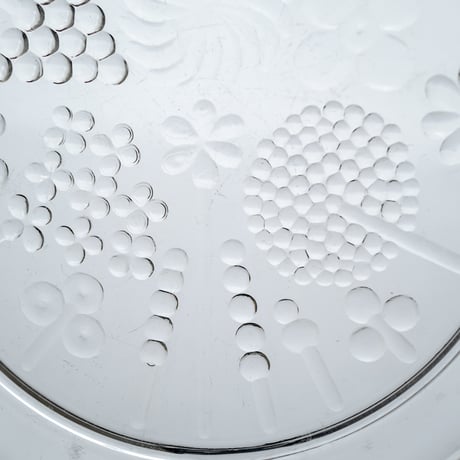 Nuutajarvi｜Flora ｜plate φ17cm｜clear｜1