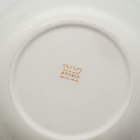 Old Arabia｜Siro｜soup plate φ23.5cm｜gold line｜5