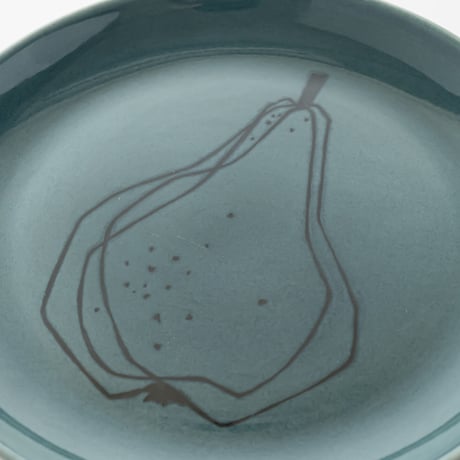Arabia｜Graffito (ｸﾞﾗﾌｨｰﾄ)｜plate φ20cm｜pear