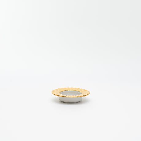 Arabia / Wartsila｜mini tray / candle holder｜gold