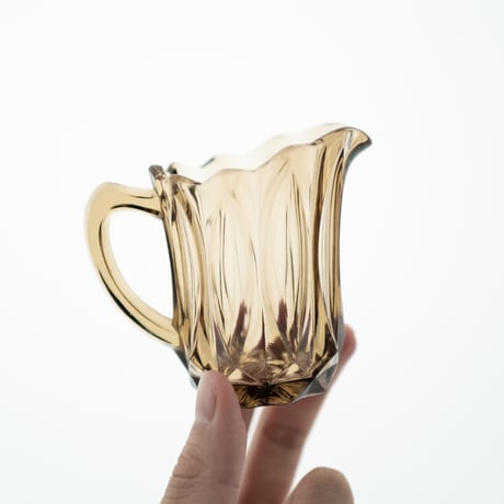 Nuutajarvi｜creamer φ6cm｜brown