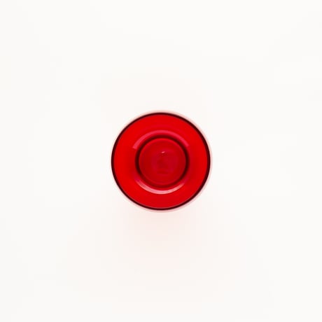 Nuutajarvi｜1119｜glass φ6.5cm｜red