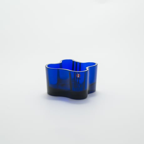 Iittala｜Aalto Collection｜candle holder H55mm｜cobalt blue