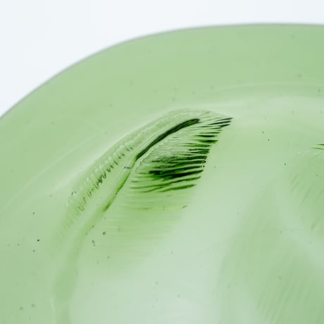 Nuutajarvi｜Pioni｜plate φ17cm｜green