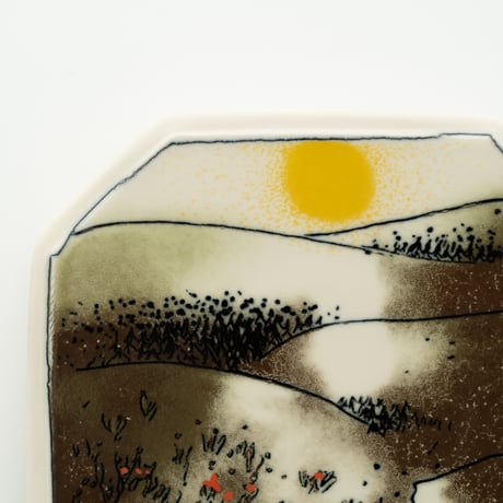 Arabia / Finnair｜Helja｜wall plate｜midnight sun
