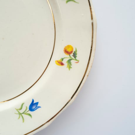 Arabia｜plate φ17cm｜colorful flower