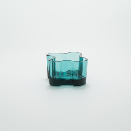 Iittala｜Aalto Collection｜candle holder H55mm｜sea blue