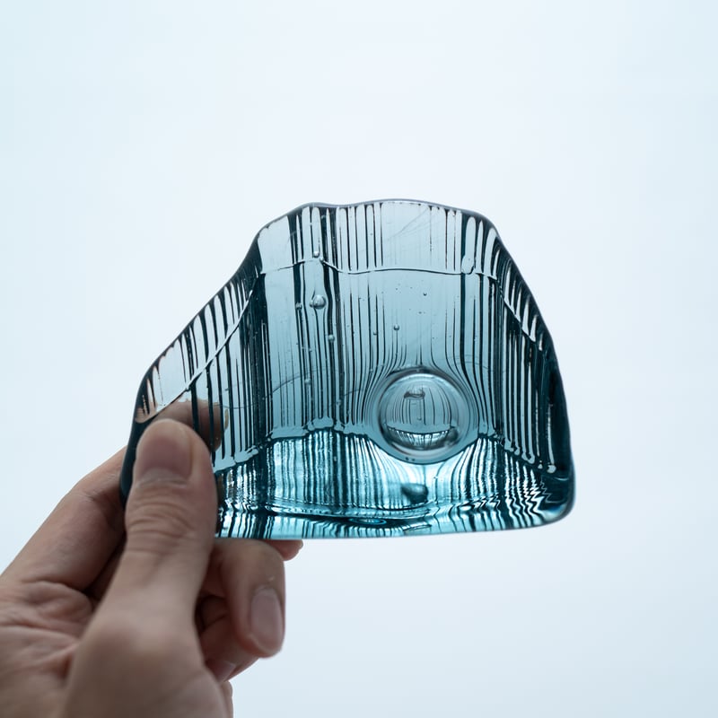 Iittala｜glass paperweight｜Midnight sun｜M｜1 | lu