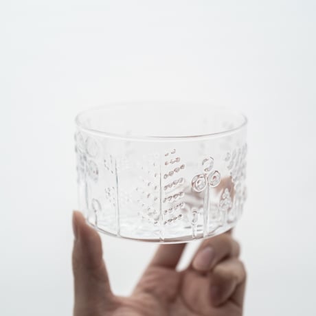 Nuutajarvi｜Flora｜bowl φ10cm｜clear