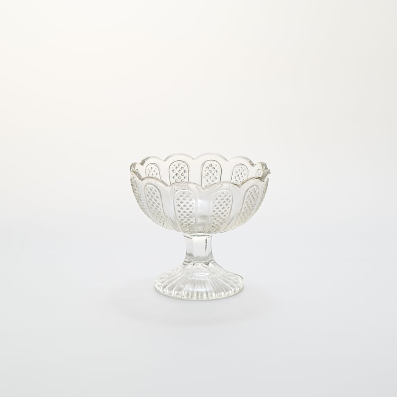 Nuutajarvi｜sugar bowl H8cm｜clear｜02 | lumikka shop