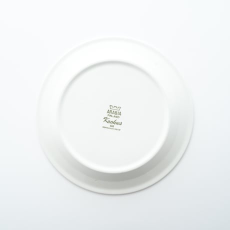 Arabia｜Krokus｜plate φ20cm｜grey rim