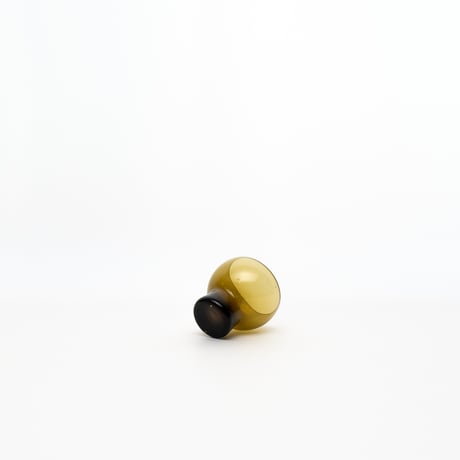 Nuutajarvi｜1119｜glass φ5.2cm｜brown