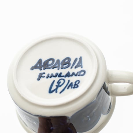 Arabia｜Anemone｜cup φ10cm｜blue｜1