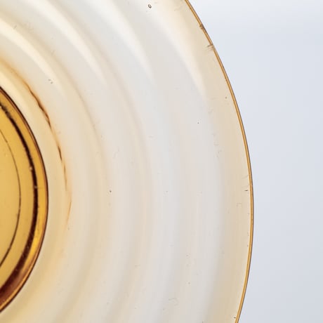 Karhula / Iittala｜Bolgeblick｜plate φ14cm｜amber｜1
