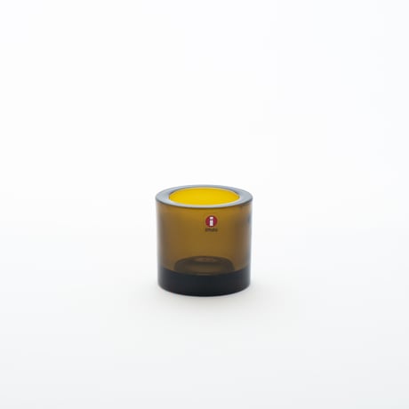 Iittala｜Kivi｜candle holder｜olive