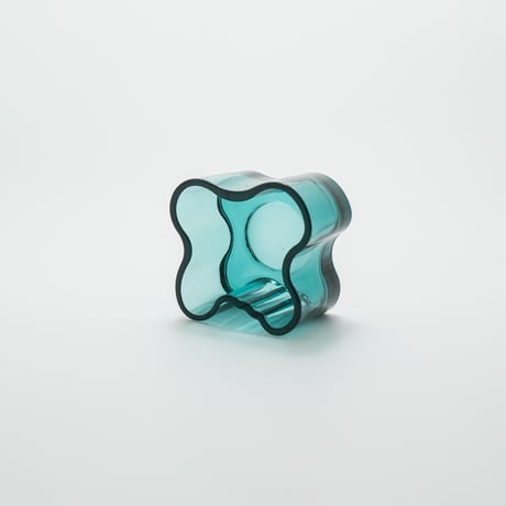 Iittala｜Aalto Collection｜candle holder H55mm｜sea blue