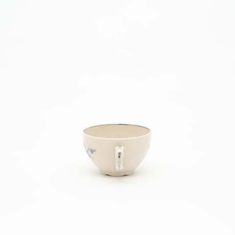 Old Arabia｜cup φ8.2cm｜blue and silver