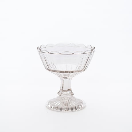 Nuutajarvi｜glass bowl φ11.6cm｜nötsjö stamp