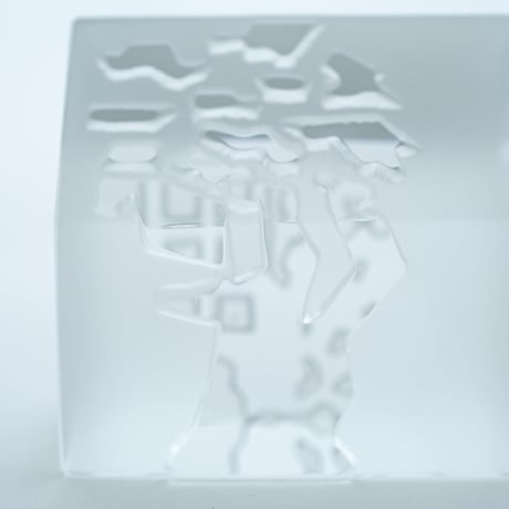 Iittala｜Village｜glass object｜1988｜ Wooden house