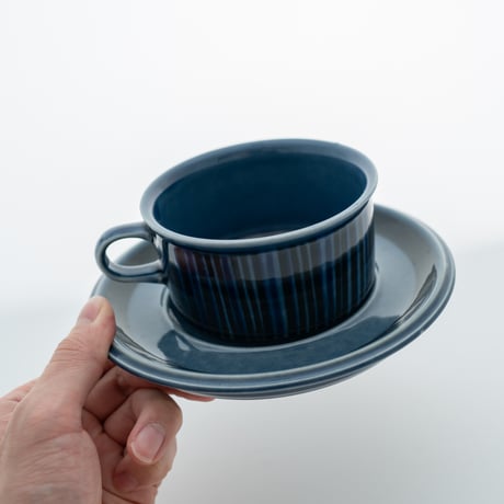 Arabia｜Blue Kosmos｜cup φ10cm｜4