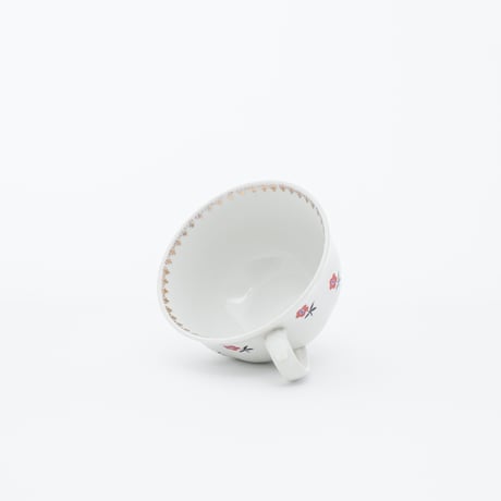 Arabia｜AS model｜cup φ10.6cm｜red flowers