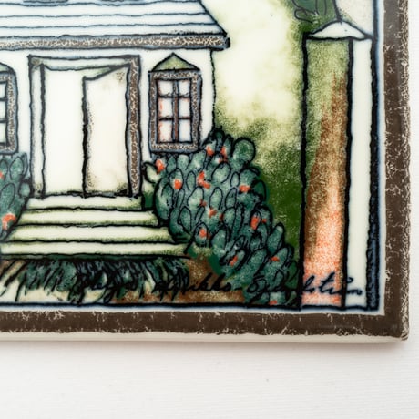 Arabia｜Helja｜wall plate｜garden and house