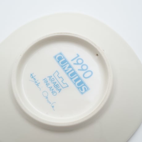 Arabia｜Cumulus｜wall plate｜1990｜pot